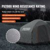 VEVOR SUV Camping Tent, 8'-8' SUV Tent Attachment for Camping with Rain Layer and Carry Bag, PU2000mm Double Layer Truck Tent, Accommodate 6-8 Person,