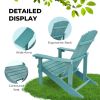 Adirondack Chairs Weather Resistant Plastic Fire Pit Chairs Adorondic Plastic Outdoor Chairs Suitable for All Outdoor Areas Seating Lifetime