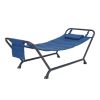 Hammock with Stand and Pillow, Outdoor, Polyester, Multicolor, Assembled Length 90.55 Inches