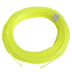 Kylebooker WF3F-WF8F WITH WELDED LOOP Fish Line Weight Forward FLOATING 100FT Fly Fishing Line (Color: Fluo Yellow, Line Number: WF6F)