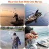 Fishing Cast Net Bait Trap Easy Throw Heavy Duty Hand Cast Net with Chain Sinker Bottom Spread